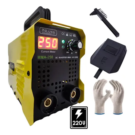 Máquina De Solda Inversora Portátil 250 Amperes