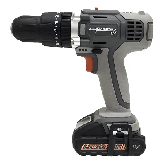 Taladro 18 Volts Con 1 Bat Gladiator