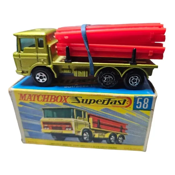 Matchbox Daf Girder Truck N°58 Made In England By Lesney