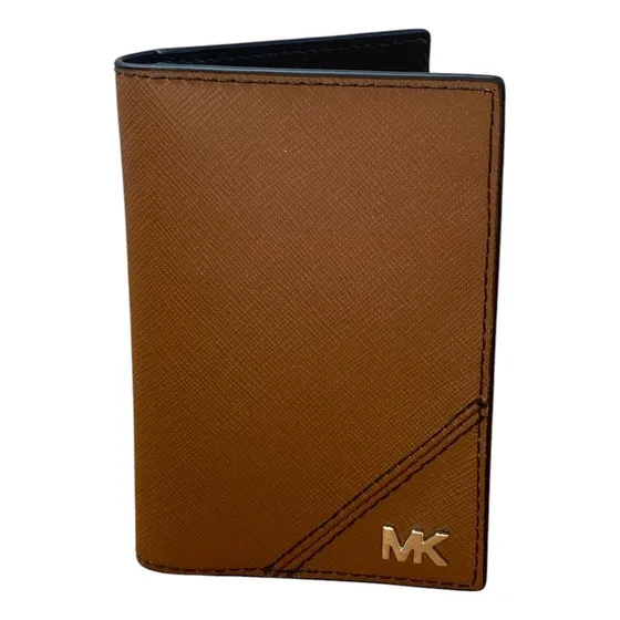 Tarjetero Michael Kors Original Vertical Marrón Unisex