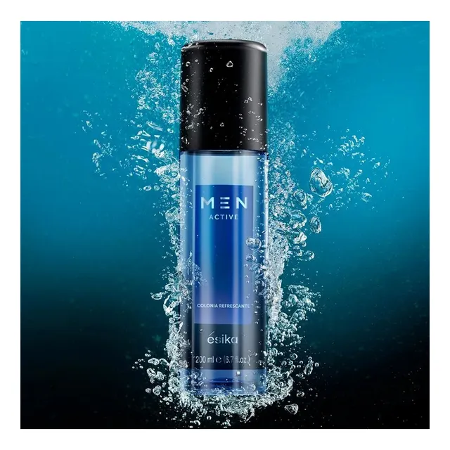 Colonia Refrescante Men Active Esika 200ml