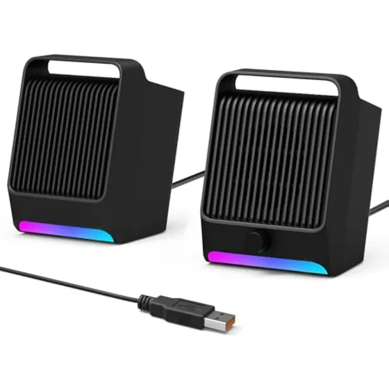 [rgb] Altavoces Para Computadora De Escritorio |