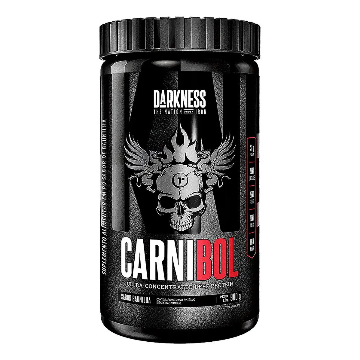 Carnibol Darkness Integralmédica Sabor Baunilha 900g Baunilha