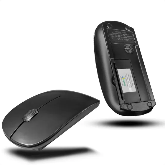 Mouse Sem Fio Longo Alcance 10m Conector Usb Durável