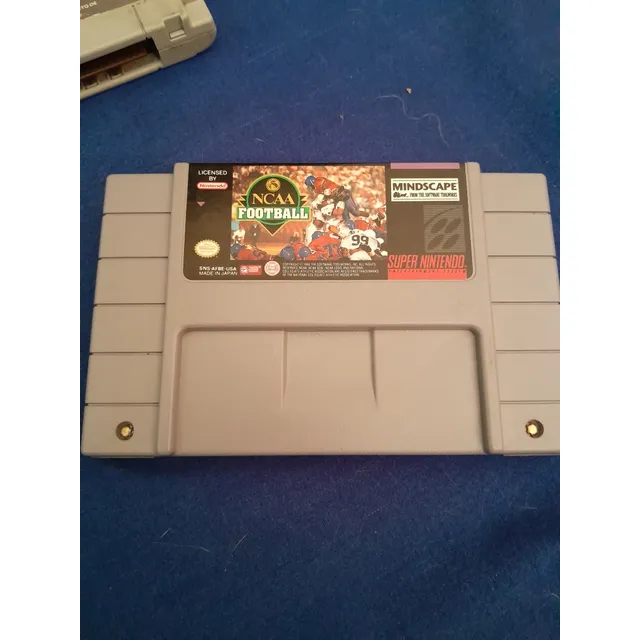Juego Snes Ncaa Football Colección