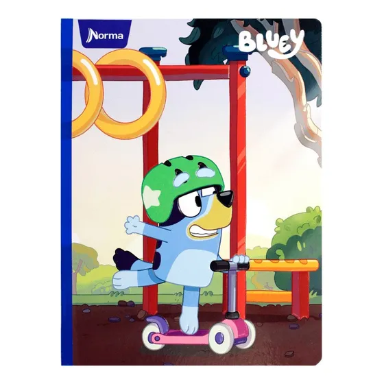 Cuaderno Cosido Escolar Bluey Norma 100 Hojas