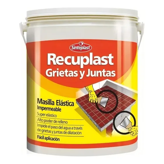 Recuplast Masilla Sella Grieta Junta Fisura 5k Sinteplast Mm Acabado Mate Color Blanco