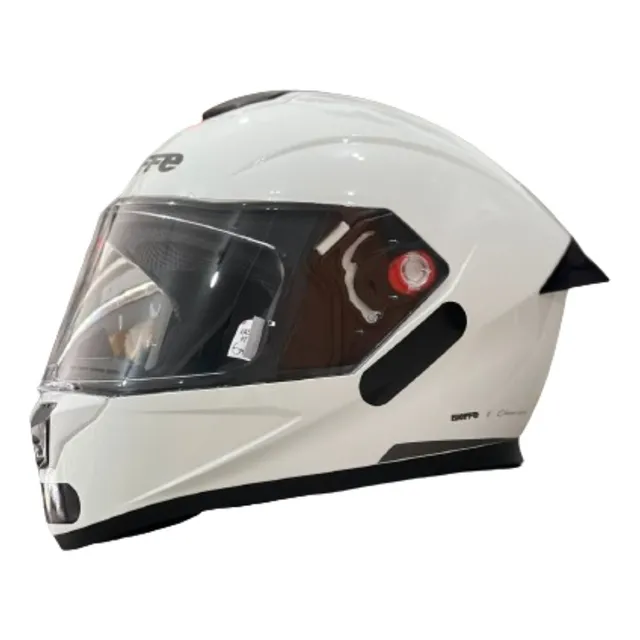 Capacete Premium Exclusivo Bieffe B-12 Classic Branco 