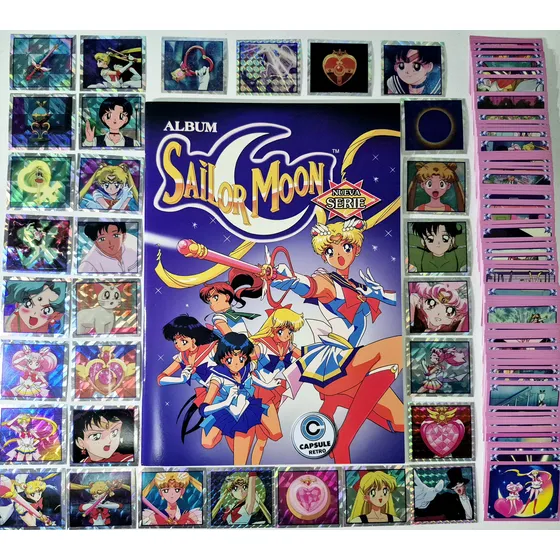 Álbum Sailor Moon Completo Para Pegar Nueva Serie + Regalos