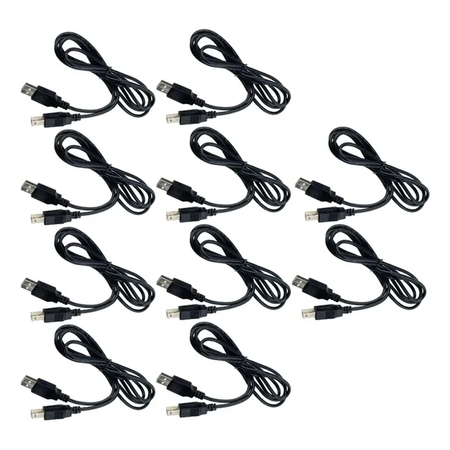 Cable Usb Para Impresora 1.5m Arduino Paquete De 10 Piezas