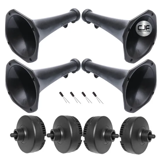 4 Driver Tweeter Piezoelectrico G Blauline + Corneta Cap Cjf