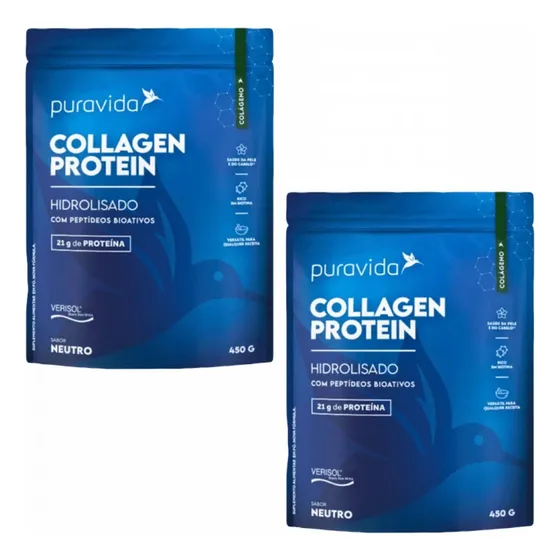 2x Collagen Protein Hidrolisado- Verisol- Puravida- Neutro