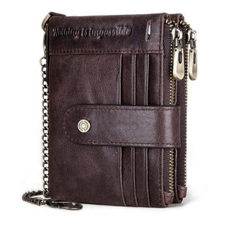 Billetera De Cuero Marca Humerpaul Modelo Bp896 Color Café Billetera De Cuero Marca Humerpaul Modelo Bp896 Color Café