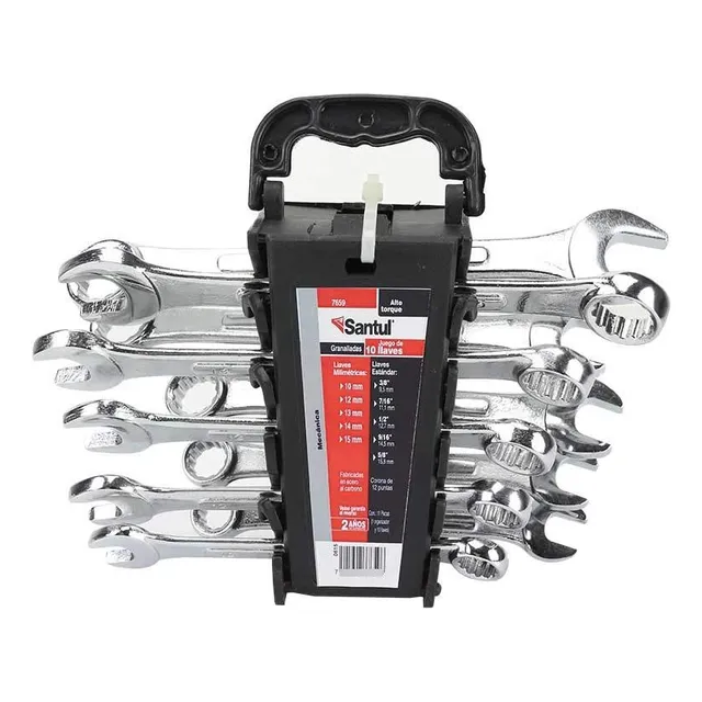Juego De 10 Llaves Combinadas Santul 7659