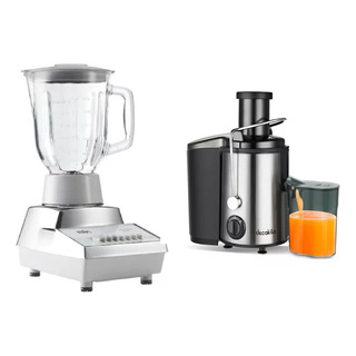 Licuadora Man 9090 1.5l De Vidrio+extractor De Jugos Licuadora Man 9090 1.5l De Vidrio+extractor De Jugos