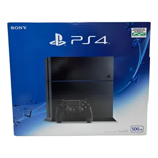 Playstation 4 500gb Ps4 Nacional Lacrado Colecionador Sony Preto Onyx