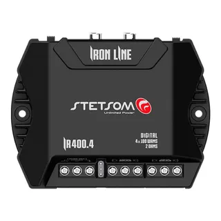 Stetsom Modulo Amplificador 400x4 Rca 400w Rms Digital Qualidade Ăudio 4k Bass Boost 14db Em 45hz Iron Line 2 Ohms Stereo Entrada Serve Para Triaxial 6 E 6x9, Kit 2 Vias, Subwoofer, Drivers Ou Tuita Stetsom Modulo Amplificador 400x4 Rca 400w Rms Digital Qualidade Ăudio 4k Bass Boost 14db Em 45hz Iron Line 2 Ohms Stereo Entrada Serve Para Triaxial 6 E 6x9, Kit 2 Vias, Subwoofer, Drivers Ou Tuita