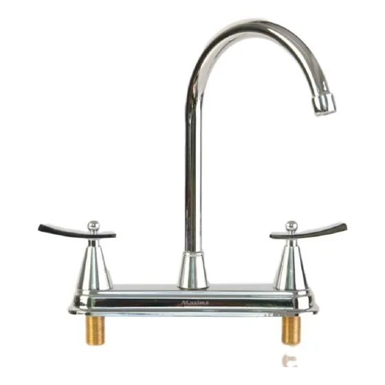 Mezcladora Fregadero Cromada Maxims Cuerpo De Metal Jm8055