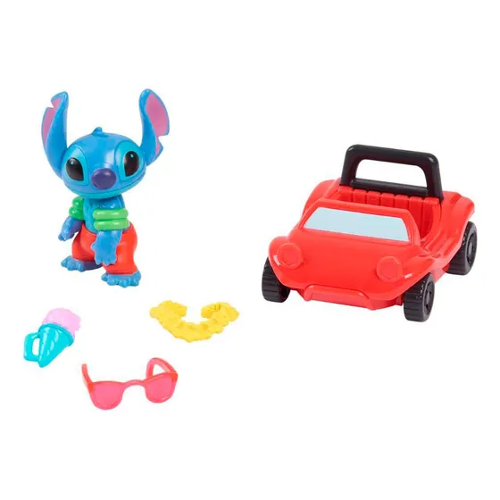 Stitch Collector Figuras En Playset - Surf Y Tomar Sol