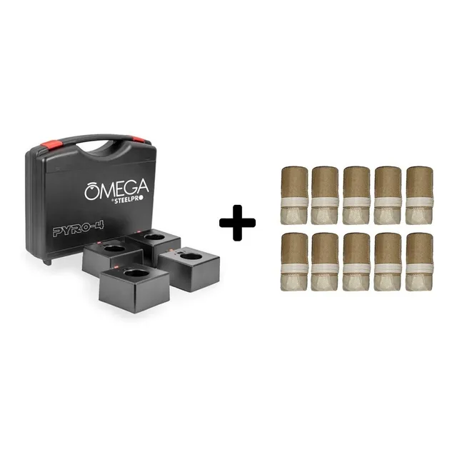 Kit Detonador De Chispa Fría De 4 Modulos + 10 Cartuchos  