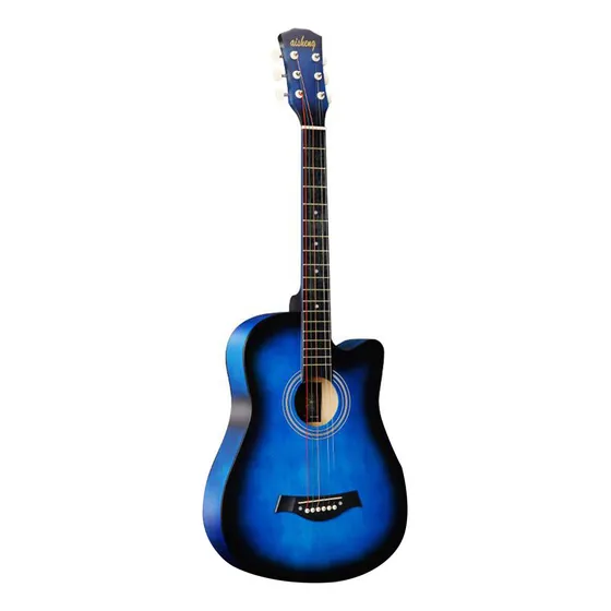 Guitarra Acústica Folclórica 6 Cuerdas 38in P/adulto