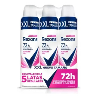 Antitranspirante En Aerosol Rexona Power Dry 3 Pack Xxl Antitranspirante En Aerosol Rexona Power Dry 3 Pack Xxl