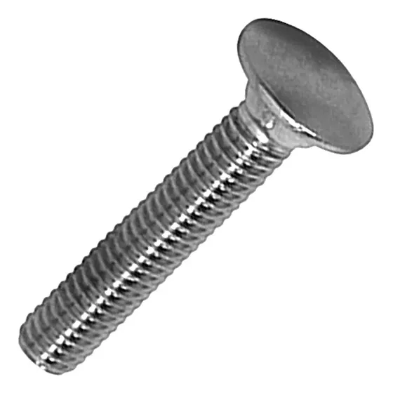 Parafuso Francês 1/4 X 2  C/porca Inox - 40 Unidades