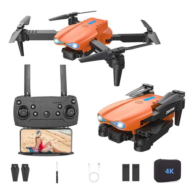 Drones Con Camara 4k Con Doble Hdcam Motorizada Regulable