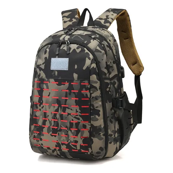Mochila Masculina Leve Estudo Passeio Camuflada Impermeável