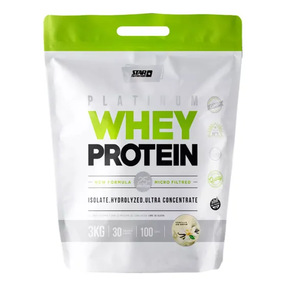 Star Nutrition Platinum Whey Protein Zipper Pack 3kg
