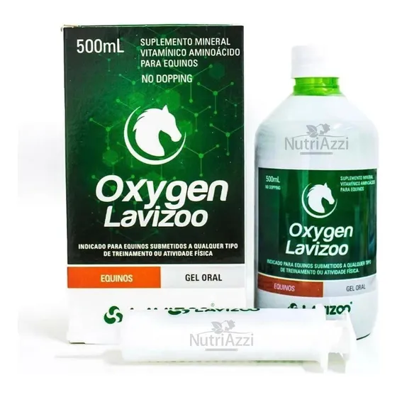 Lavizoo Oxygen 500ml Lavizoo Resistencia E Força Para Equino