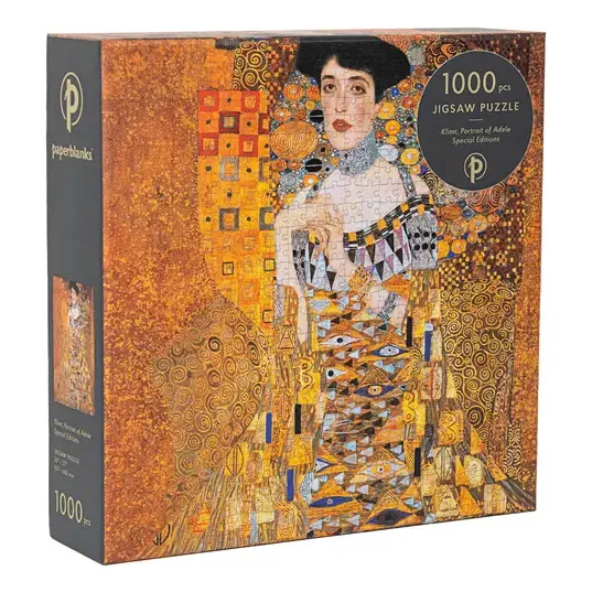 Rompecabezas Klimt, Retrato De Adele Puzzle 1000 Piezas