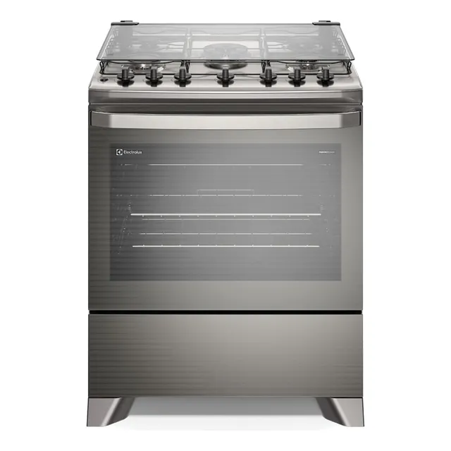 Fogão de chão Experience FE5TC 5 bocas 108.9L prateado Electrolux 127/220V