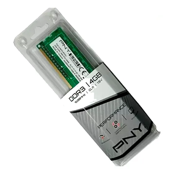 Memoria Ram Dimm Ddr3 4gb Pny Escritorio Cpu 1600mhz Pc3