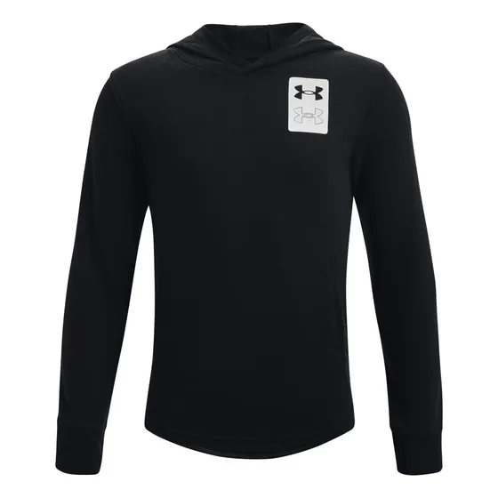 Buzo Niño Under Armour Rival Terry Hoodi Negro