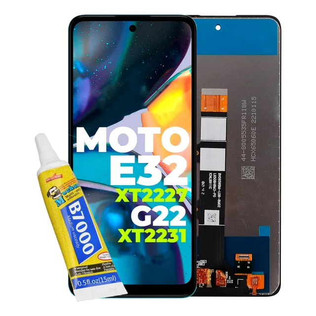 Módulo Pantalla Display Para Motorola Moto E32 Ori Pegamento