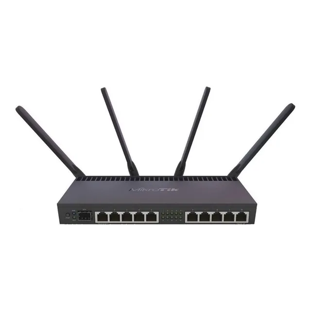 Router MikroTik RouterBOARD RB4011iGS+5HacQ2HnD-IN negro