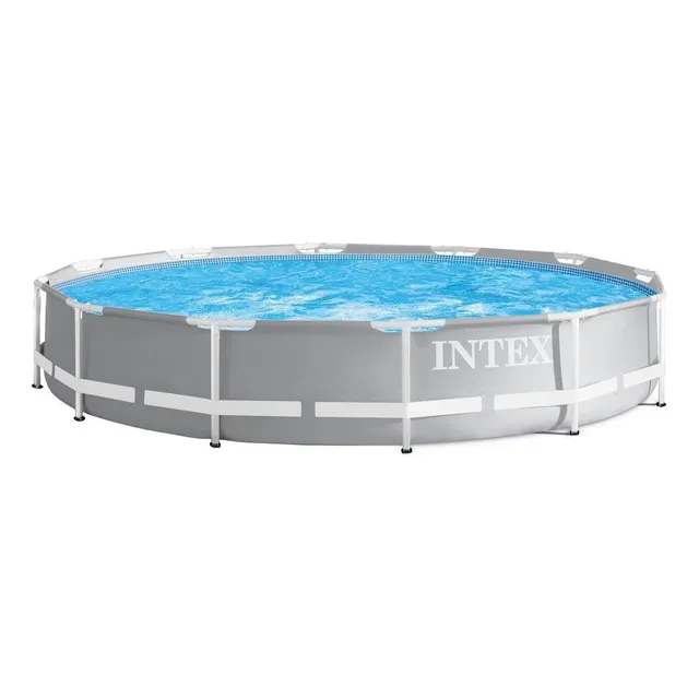 Alberca estructural Intex Prism Frame 26710 x 3.66 m de ancho x 3.66 m de diámetro