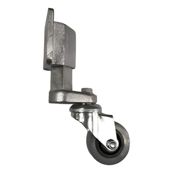 Rueda Pivot Para Punta De Porton Susp A Resorte H 70 Kg