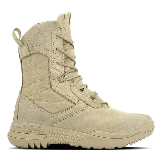 Botas Militares Bope Arena Caña Alta / Cuero Carnaza Wolker