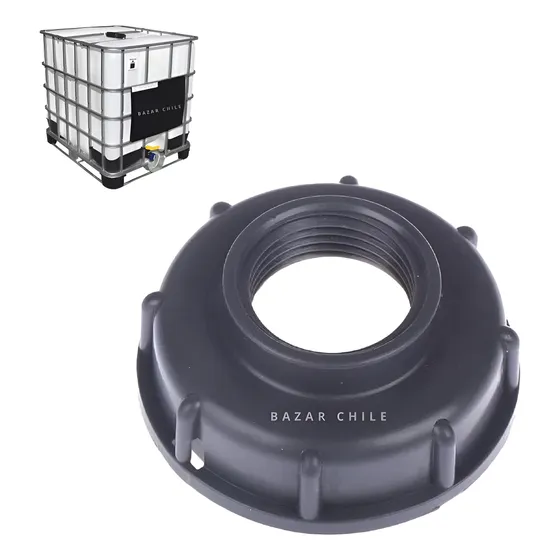 Tapa Adaptador Tanque Ibc S60x6 Con Salida De 1 Pulgada 32mm