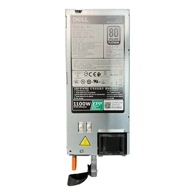 Dell 1100w Epp 80 Platinum Plus Power Supply D1100e-s0 Y26kx