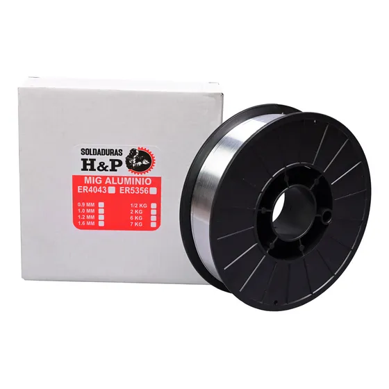 Alambre Mig Aluminio 5356 Rollo 2 Kilos (1.0mm)