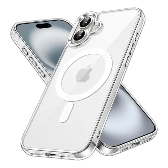 Protector Tpu Transparente Para iPhone 16 Compatible Magsafe