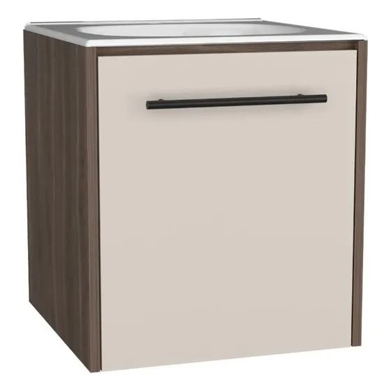 Mueble Para Lavamanos Vulcan, Milan - Capri Cantidad De Agujeros Para Grifería Un Agujero Bacha Blanco Mueble Milan Y Capri