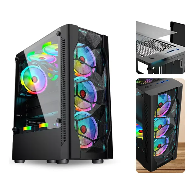 Gabinete Gamer Gamekm 4 Ventiladores Atx Con Usb3.0