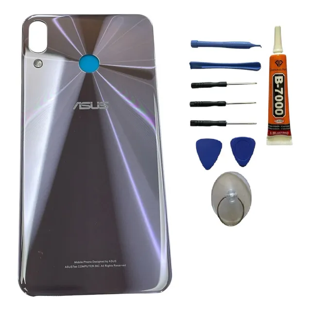 Tampa Traseira Compativel Zf 5 Ze620kl Roxo + Chaves E Cola
