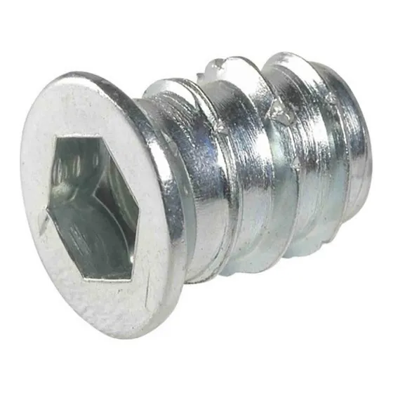 Manguito Metálico Rosca M6 / M8 100 Unid Hafele Para Minifix