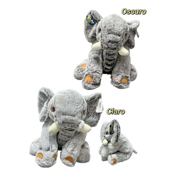 Peluche De Elefante Grande 35cm Super Suave Importado