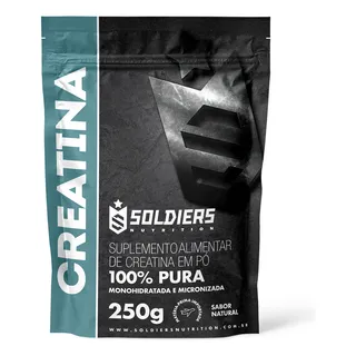 Creatina Monohidratada 250g - 100% Pura - Soldiers Nutrition Creatina Monohidratada 250g - 100% Pura - Soldiers Nutrition